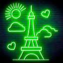 ADVPRO The Eiffel Tower Ultra-Bright LED Neon Sign fn-i4104 - Golden Yellow