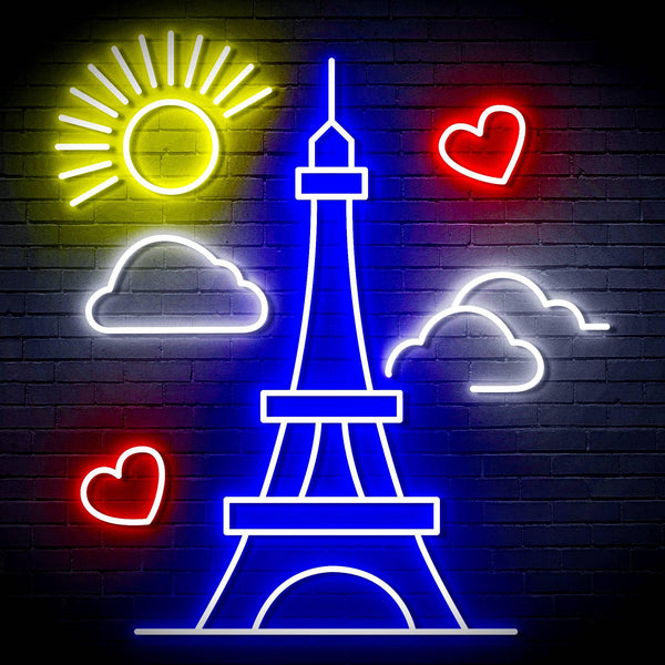 ADVPRO The Eiffel Tower Ultra-Bright LED Neon Sign fn-i4104 - Multi-Color 1