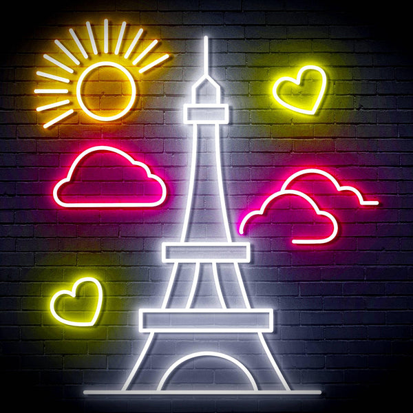 ADVPRO The Eiffel Tower Ultra-Bright LED Neon Sign fn-i4104 - Multi-Color 3