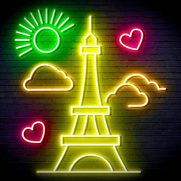 ADVPRO The Eiffel Tower Ultra-Bright LED Neon Sign fn-i4104 - Multi-Color 4