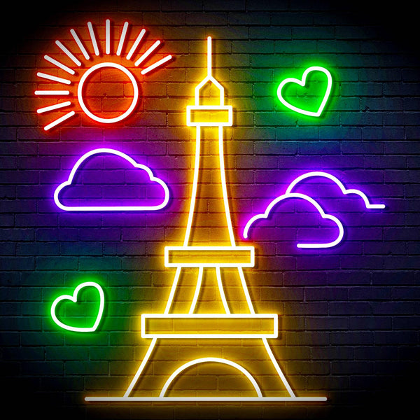 ADVPRO The Eiffel Tower Ultra-Bright LED Neon Sign fn-i4104 - Multi-Color 6