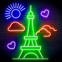 ADVPRO The Eiffel Tower Ultra-Bright LED Neon Sign fn-i4104 - Multi-Color 7