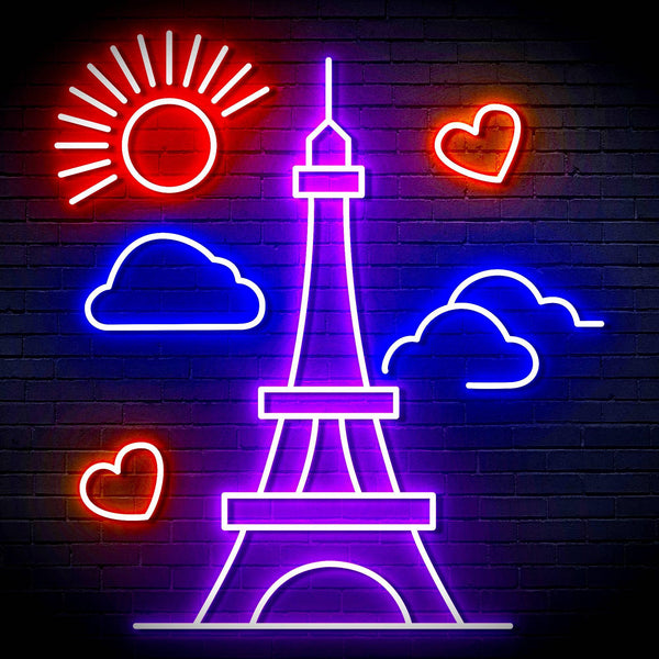 ADVPRO The Eiffel Tower Ultra-Bright LED Neon Sign fn-i4104 - Multi-Color 8