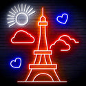 ADVPRO The Eiffel Tower Ultra-Bright LED Neon Sign fn-i4104 - Multi-Color 9