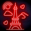 ADVPRO The Eiffel Tower Ultra-Bright LED Neon Sign fn-i4104 - Red