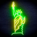 ADVPRO The Statue of Liberty Ultra-Bright LED Neon Sign fn-i4105 - Green & Yellow
