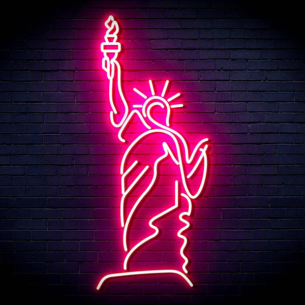 ADVPRO The Statue of Liberty Ultra-Bright LED Neon Sign fn-i4105 - Pink