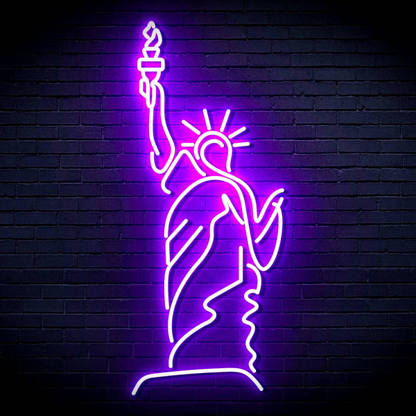 ADVPRO The Statue of Liberty Ultra-Bright LED Neon Sign fn-i4105 - Purple
