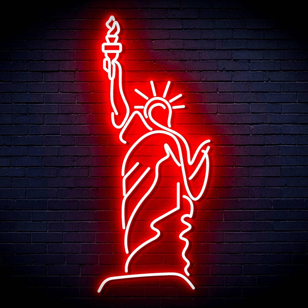ADVPRO The Statue of Liberty Ultra-Bright LED Neon Sign fn-i4105 - Red