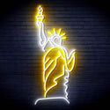 ADVPRO The Statue of Liberty Ultra-Bright LED Neon Sign fn-i4105 - White & Golden Yellow