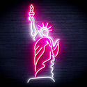 ADVPRO The Statue of Liberty Ultra-Bright LED Neon Sign fn-i4105 - White & Pink