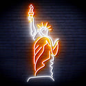 ADVPRO The Statue of Liberty Ultra-Bright LED Neon Sign fn-i4105 - White & Orange