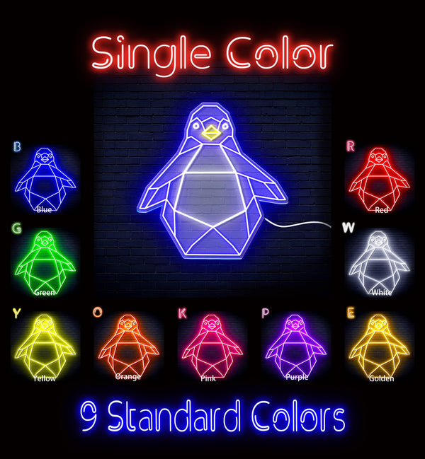 ADVPRO Origami Penguin Ultra-Bright LED Neon Sign fn-i4108 - Classic