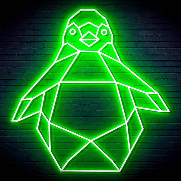 ADVPRO Origami Penguin Ultra-Bright LED Neon Sign fn-i4108 - Golden Yellow
