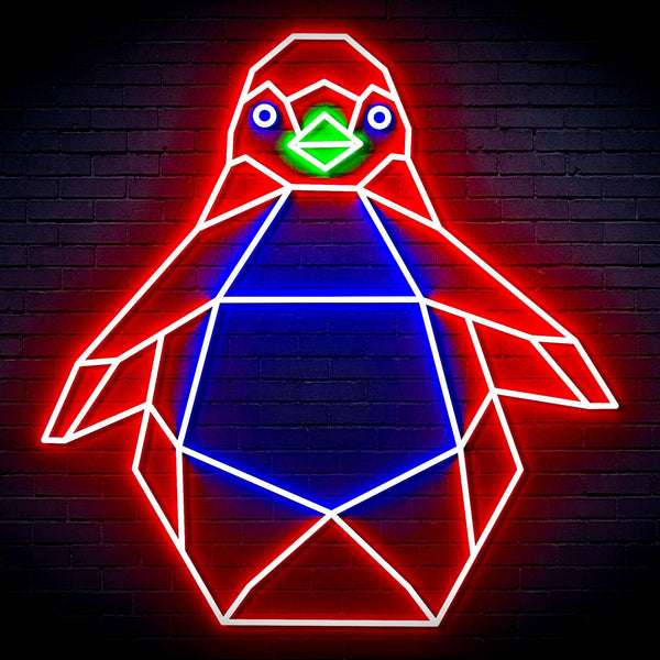 ADVPRO Origami Penguin Ultra-Bright LED Neon Sign fn-i4108 - Multi-Color 7