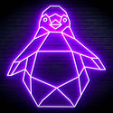 ADVPRO Origami Penguin Ultra-Bright LED Neon Sign fn-i4108 - Purple