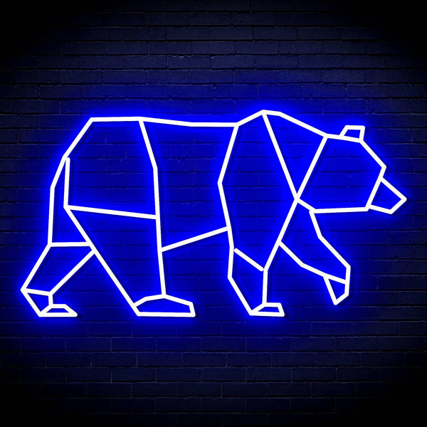 ADVPRO Origami Beer Ultra-Bright LED Neon Sign fn-i4109 - Blue