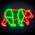 ADVPRO Origami Beer Ultra-Bright LED Neon Sign fn-i4109 - Green & Red