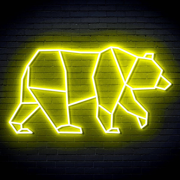 ADVPRO Origami Beer Ultra-Bright LED Neon Sign fn-i4109 - Yellow