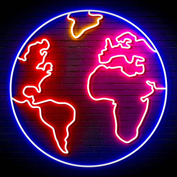 ADVPRO Earth Globe Ultra-Bright LED Neon Sign fn-i4110 - Multi-Color 5