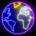 ADVPRO Earth Globe Ultra-Bright LED Neon Sign fn-i4110 - Multi-Color 9