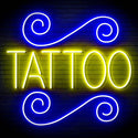 ADVPRO TATTOO Shop Signage Ultra-Bright LED Neon Sign fn-i4111 - Blue & Yellow