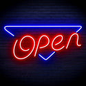 ADVPRO Open Signage Shop Restaurant Ultra-Bright LED Neon Sign fn-i4112 - Blue & Red