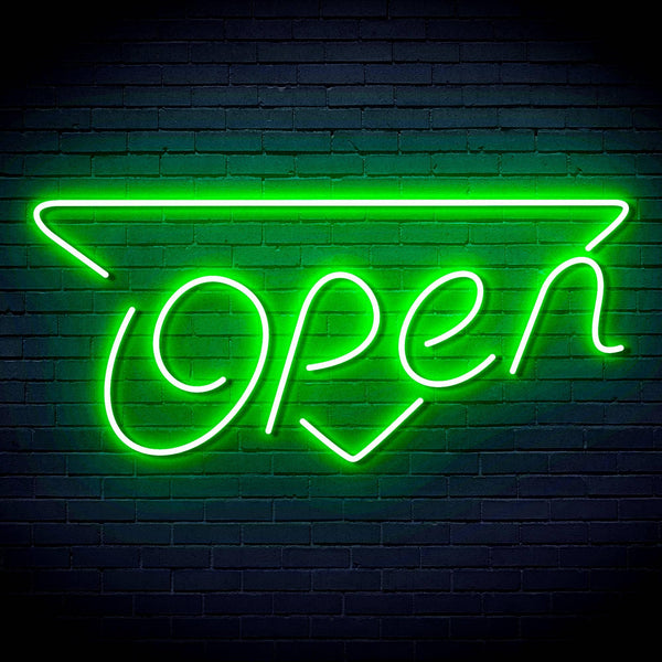 ADVPRO Open Signage Shop Restaurant Ultra-Bright LED Neon Sign fn-i4112 - Golden Yellow
