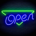 ADVPRO Open Signage Shop Restaurant Ultra-Bright LED Neon Sign fn-i4112 - Green & Blue