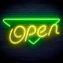 ADVPRO Open Signage Shop Restaurant Ultra-Bright LED Neon Sign fn-i4112 - Green & Yellow
