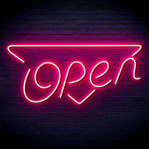 ADVPRO Open Signage Shop Restaurant Ultra-Bright LED Neon Sign fn-i4112 - Pink