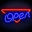 ADVPRO Open Signage Shop Restaurant Ultra-Bright LED Neon Sign fn-i4112 - Red & Blue