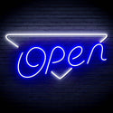 ADVPRO Open Signage Shop Restaurant Ultra-Bright LED Neon Sign fn-i4112 - White & Blue