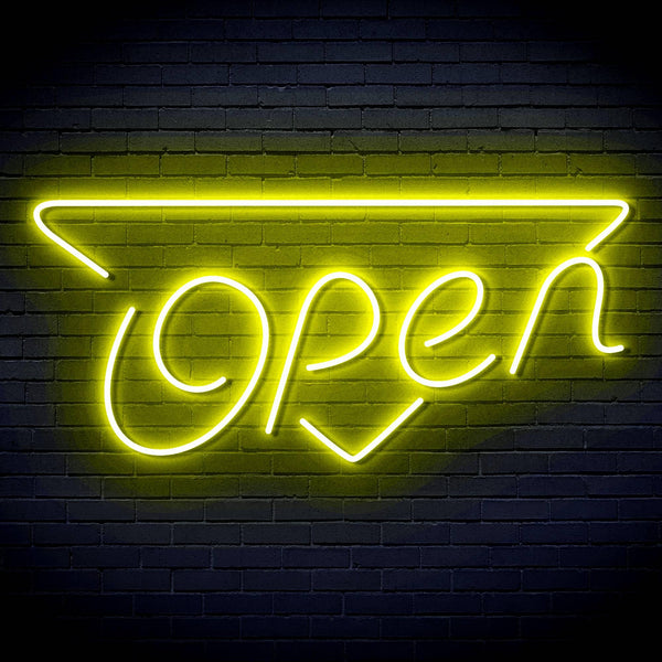 ADVPRO Open Signage Shop Restaurant Ultra-Bright LED Neon Sign fn-i4112 - Yellow