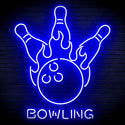 ADVPRO Bowling Ultra-Bright LED Neon Sign fn-i4113 - Blue