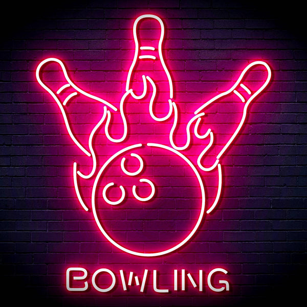 ADVPRO Bowling Ultra-Bright LED Neon Sign fn-i4113 - Pink