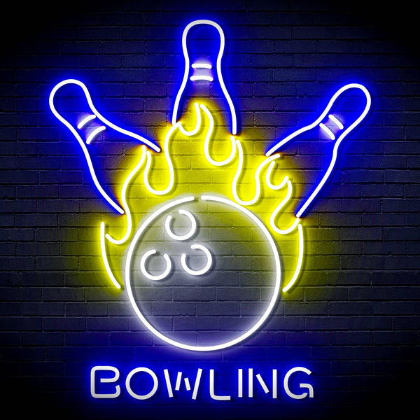 ADVPRO Bowling Ultra-Bright LED Neon Sign fn-i4113 - Multi-Color 9