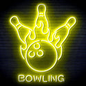 ADVPRO Bowling Ultra-Bright LED Neon Sign fn-i4113 - Yellow
