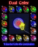 ADVPRO Disco DJ  Ultra-Bright LED Neon Sign fn-i4115 - Dual-Color