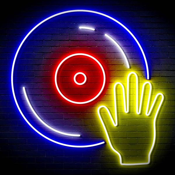 ADVPRO Disco DJ  Ultra-Bright LED Neon Sign fn-i4115 - Multi-Color 1