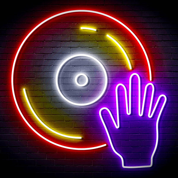 ADVPRO Disco DJ  Ultra-Bright LED Neon Sign fn-i4115 - Multi-Color 2