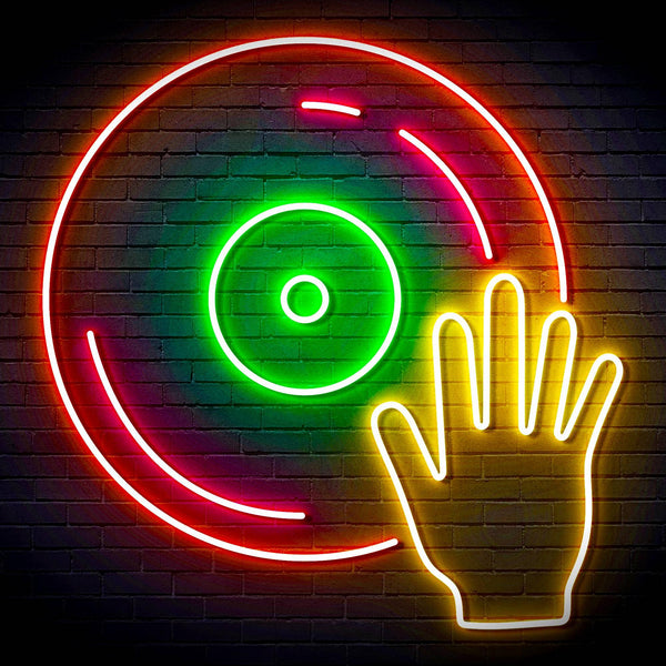 ADVPRO Disco DJ  Ultra-Bright LED Neon Sign fn-i4115 - Multi-Color 6