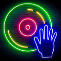 ADVPRO Disco DJ  Ultra-Bright LED Neon Sign fn-i4115 - Multi-Color 7