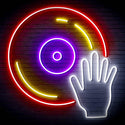 ADVPRO Disco DJ  Ultra-Bright LED Neon Sign fn-i4115 - Multi-Color 8