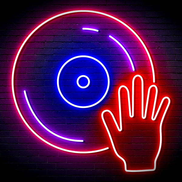 ADVPRO Disco DJ  Ultra-Bright LED Neon Sign fn-i4115 - Multi-Color 9