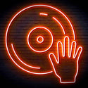ADVPRO Disco DJ  Ultra-Bright LED Neon Sign fn-i4115 - Orange
