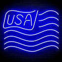 ADVPRO USA Flag Ultra-Bright LED Neon Sign fn-i4116 - Blue