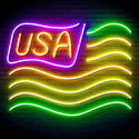 ADVPRO USA Flag Ultra-Bright LED Neon Sign fn-i4116 - Multi-Color 6