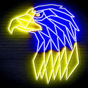 ADVPRO Eagle Head Ultra-Bright LED Neon Sign fn-i4117 - Blue & Yellow