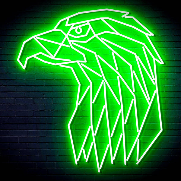 ADVPRO Eagle Head Ultra-Bright LED Neon Sign fn-i4117 - Golden Yellow